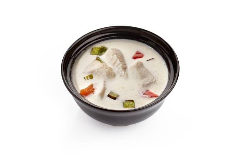 Сливочный суп с морским окунем от Wok  Roll Казань Единая Служба Заказов Levera